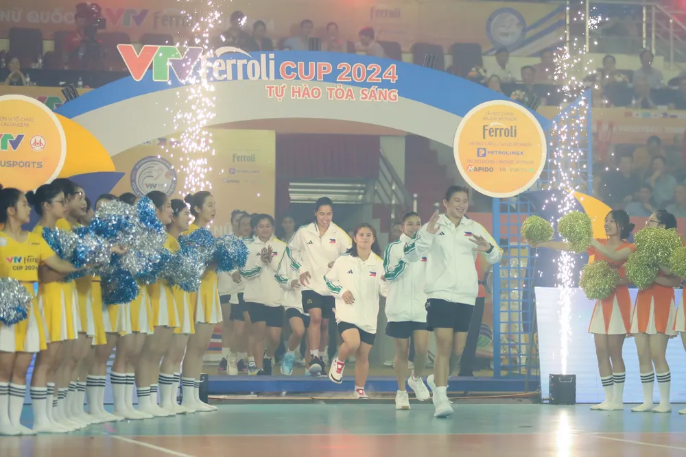 Lễ khai mạc VTV Ferroli Cup 2024: Ngắn gọn, cô đọng nhiều cảm xúc ấn tượng - Ảnh 3.