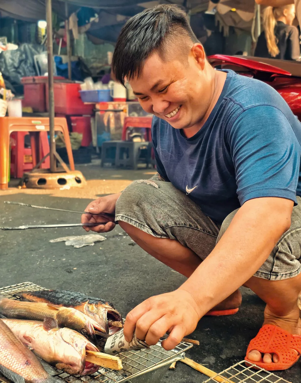 Chợ truyền thống nhộn nhịp ngày vía Thần Tài - Ảnh 5. Chợ truyền thống nhộn nhịp ngày vía Thần Tài - Ảnh 5.