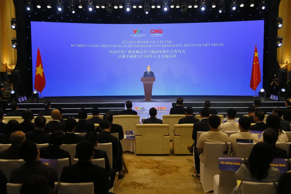 C&ocirc;ng bố Hợp t&aacute;c VTV - CMG kỷ niệm 75 năm Thiết lập quan hệ ngoại giao v&agrave; Năm Giao lưu Nh&acirc;n văn Việt - Trung - Ảnh 3.