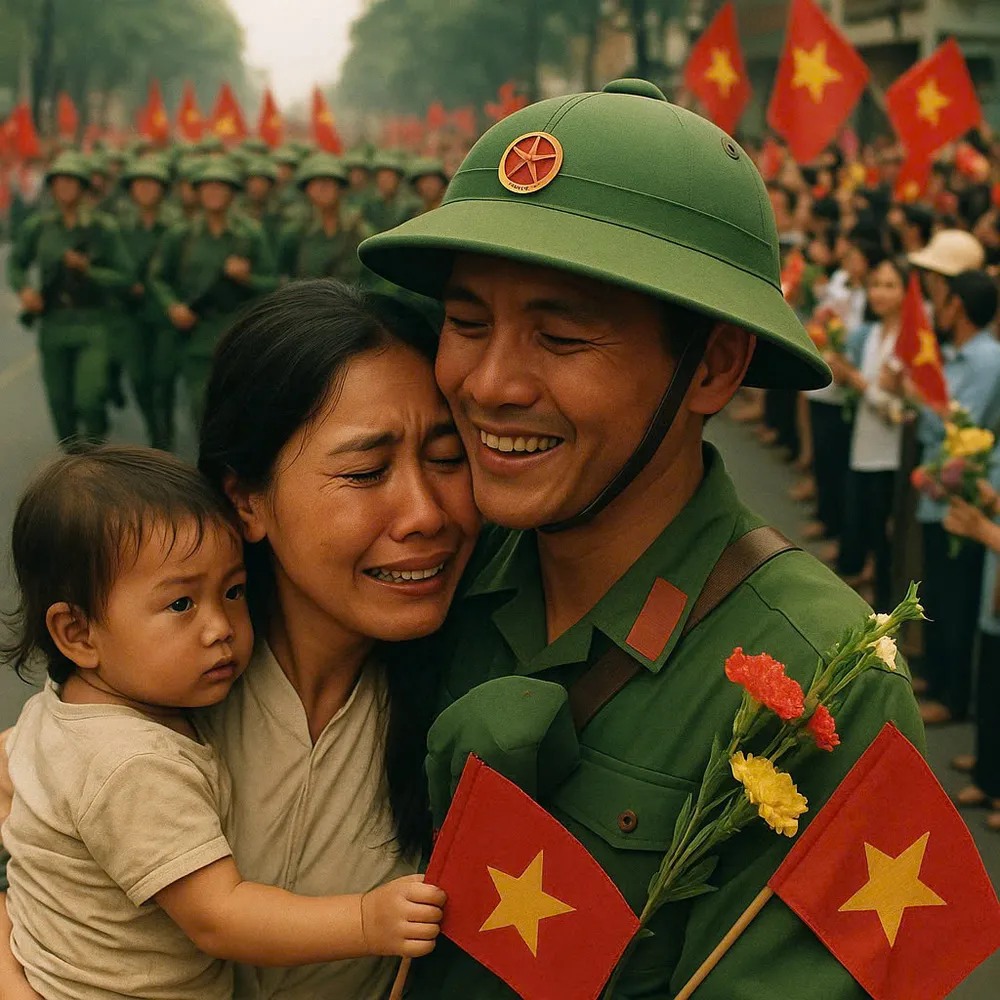Công nghệ AI kết nối quá khứ và hiện tại, tái hiện thời khắc 30/4 lịch sử - Ảnh 4. Công nghệ AI kết nối quá khứ và hiện tại, tái hiện thời khắc 30/4 lịch sử - Ảnh 4.