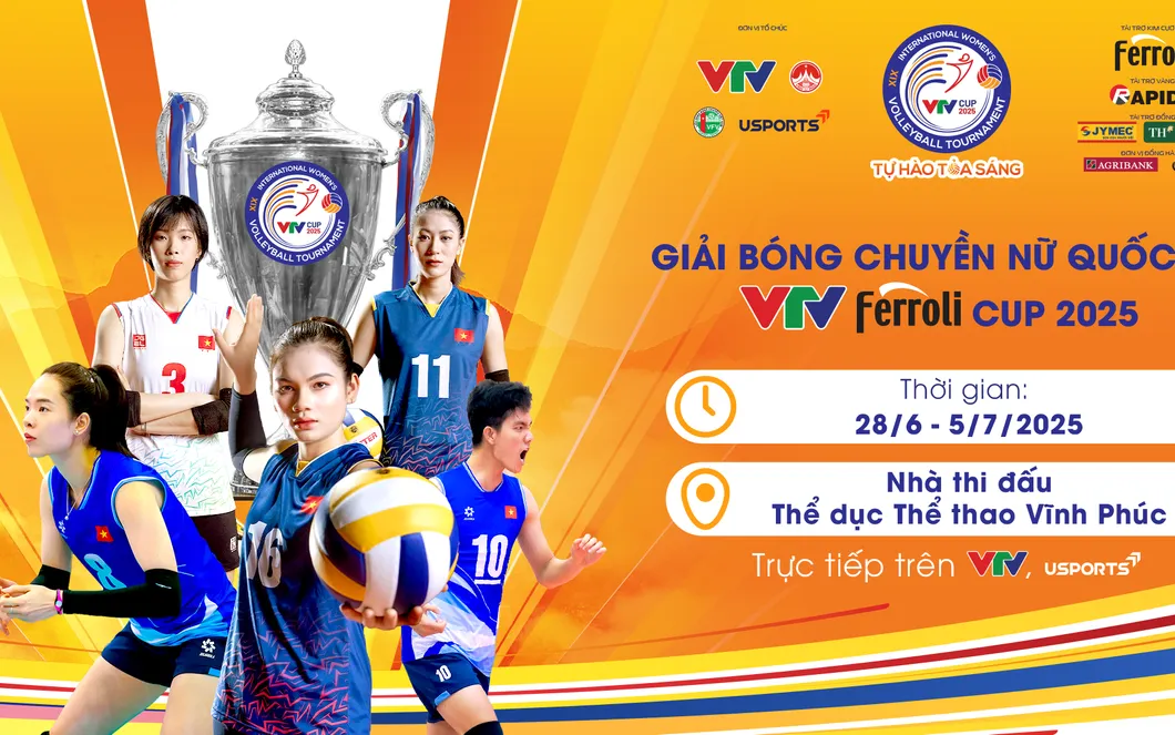 VTV Ferroli Cup 2025: Danh sách 8 đội bóng tham dự giải


