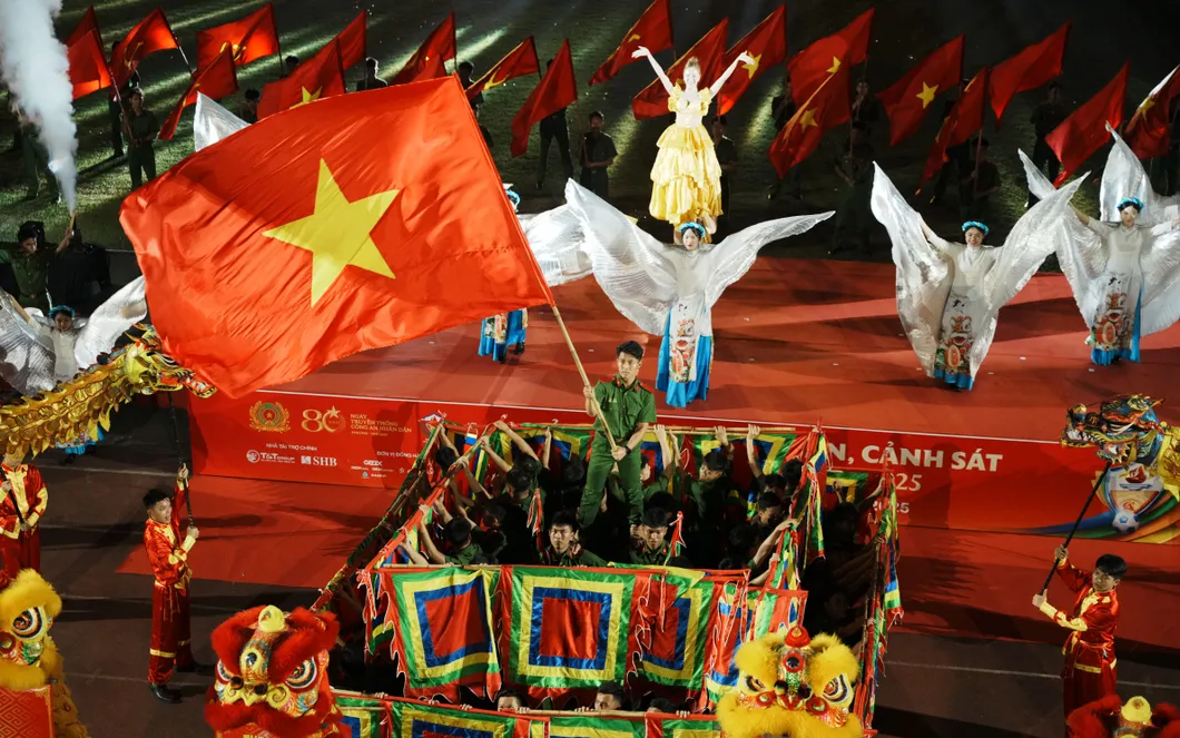 Mãn nhãn Lễ khai mạc Giải bóng đá Công an, Cảnh sát các nước ASEAN

