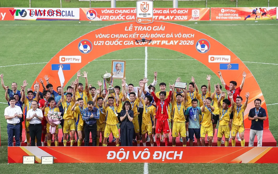 Sông Lam Nghệ An vô địch U21 Quốc gia 2026