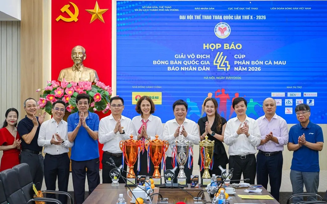 Gần 140 VĐV tranh tài tại Giải vô địch bóng bàn quốc gia Báo Nhân Dân