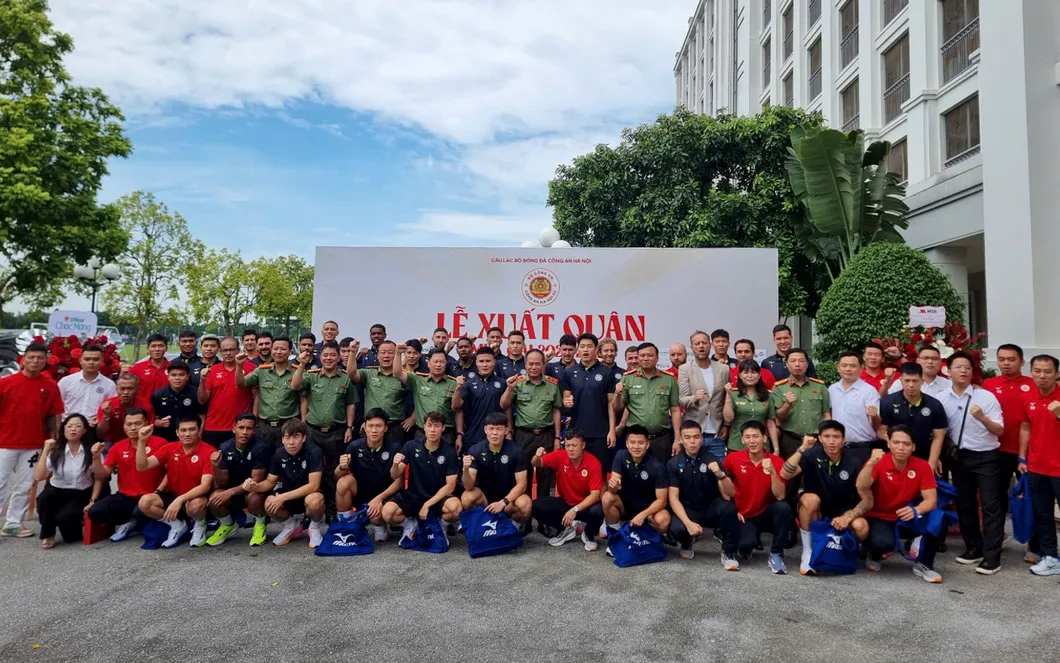 Câu lạc bộ Bóng đá Công an Hà Nội xuất quân, quyết tâm chinh phục mùa giải 2026/27