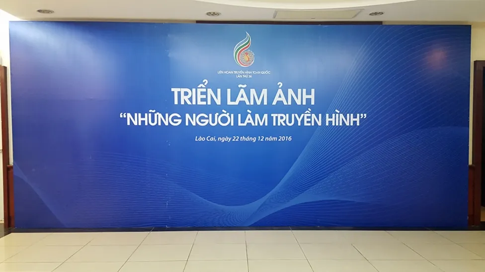 Hoàn thiện không gian Triển lãm ảnh Những người làm truyền hình - Ảnh 1.