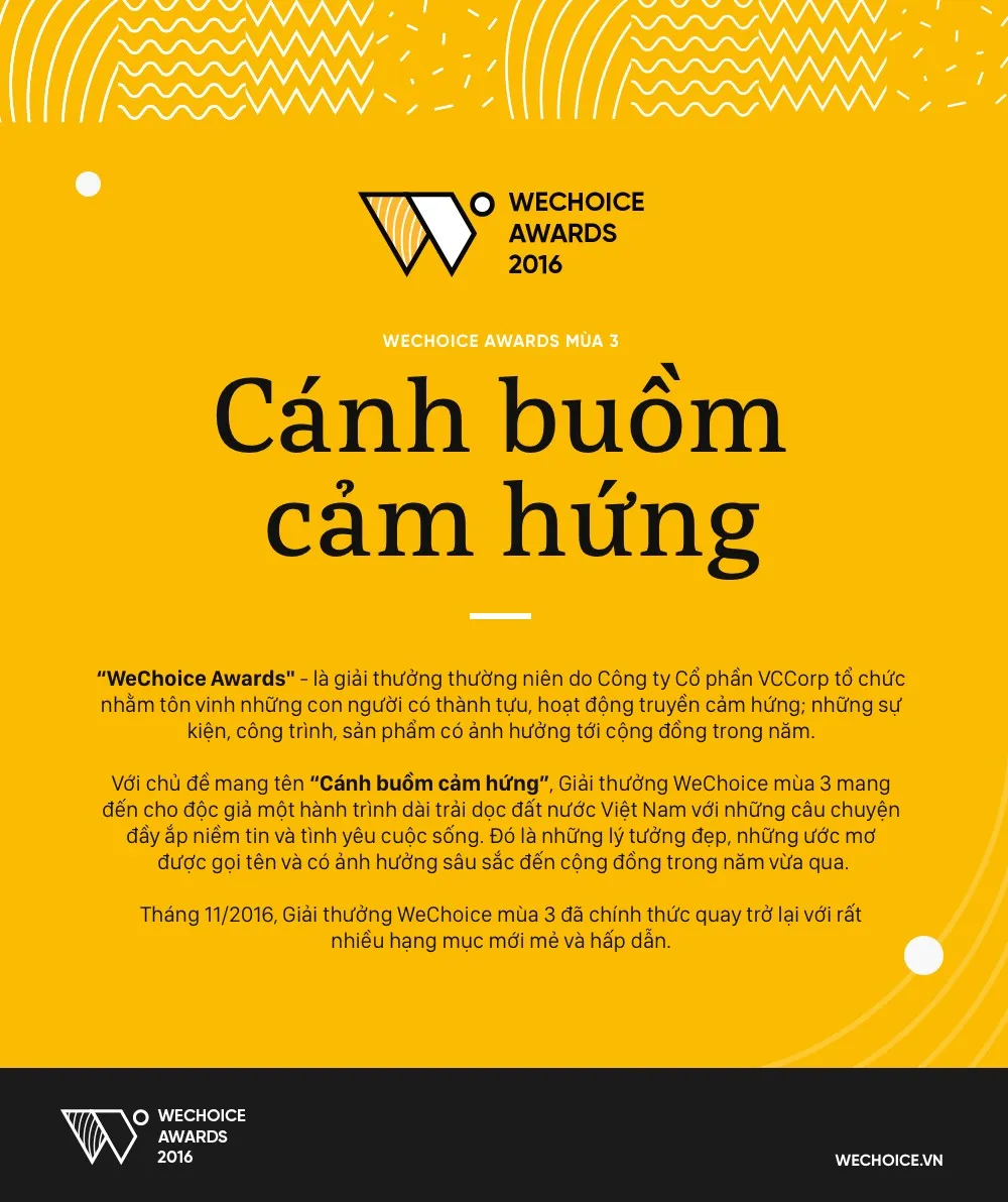 WeChoice Awards 2016: Giương cánh buồm đi tìm niềm cảm hứng - Ảnh 4.