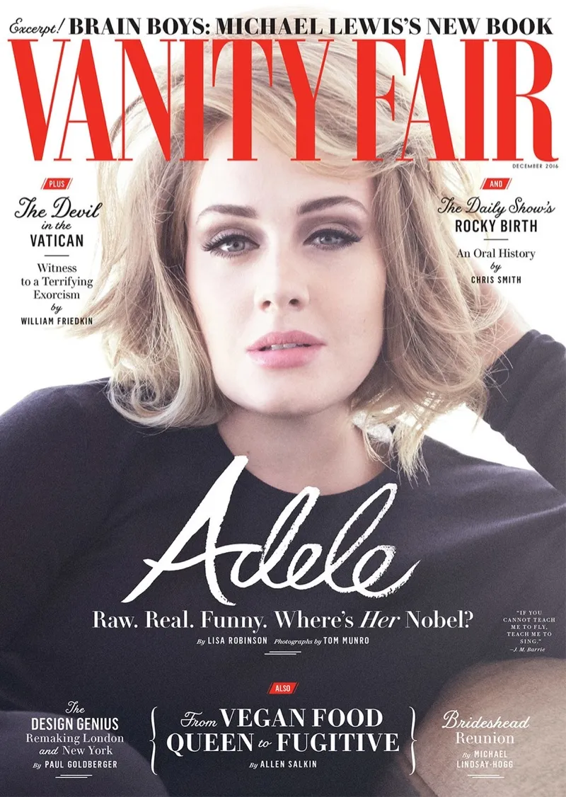 Adele khoe vẻ mặn mà trên tạp chí Vanity Fair - Ảnh 1.