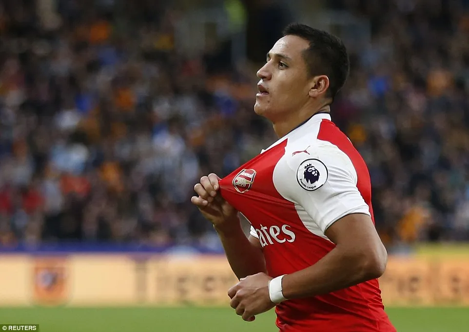 Sanchez hiện là một cầu thủ không thể thay thế trong đội hình của Arsenal