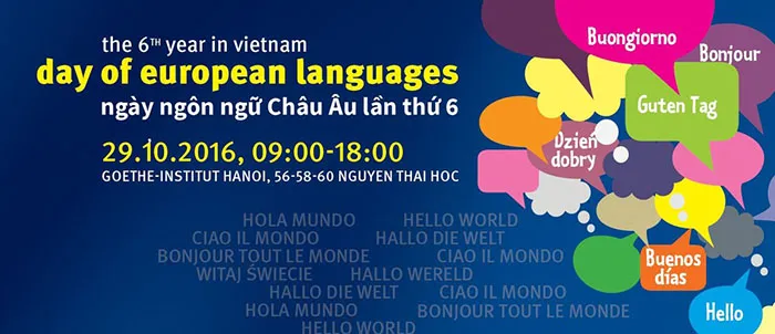 Ngày ngôn ngữ châu Âu lần thứ 6 tại Hà Nội - Ảnh 1.