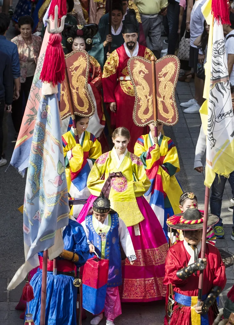 Lễ hội Hanbok truyền thống của Hàn Quốc - Ảnh 1.