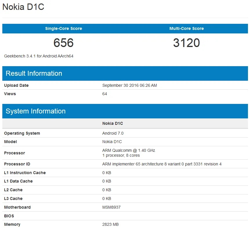 Nokia D1C rò rỉ thiết kế và cấu hình tầm trung - Ảnh 2.