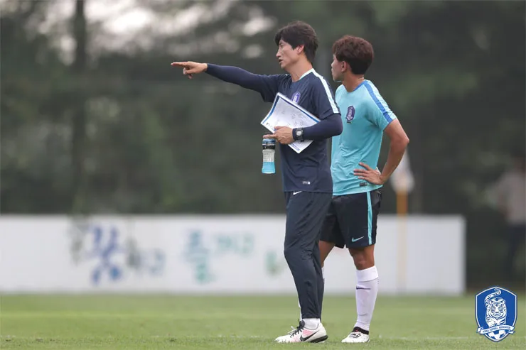 U22 Hàn Quốc toàn thắng 2 trận giao hữu trước khi sang Việt Nam dự VL U23 châu Á - Ảnh 1. U22 Hàn Quốc toàn thắng 2 trận giao hữu trước khi sang Việt Nam dự VL U23 châu Á - Ảnh 1.