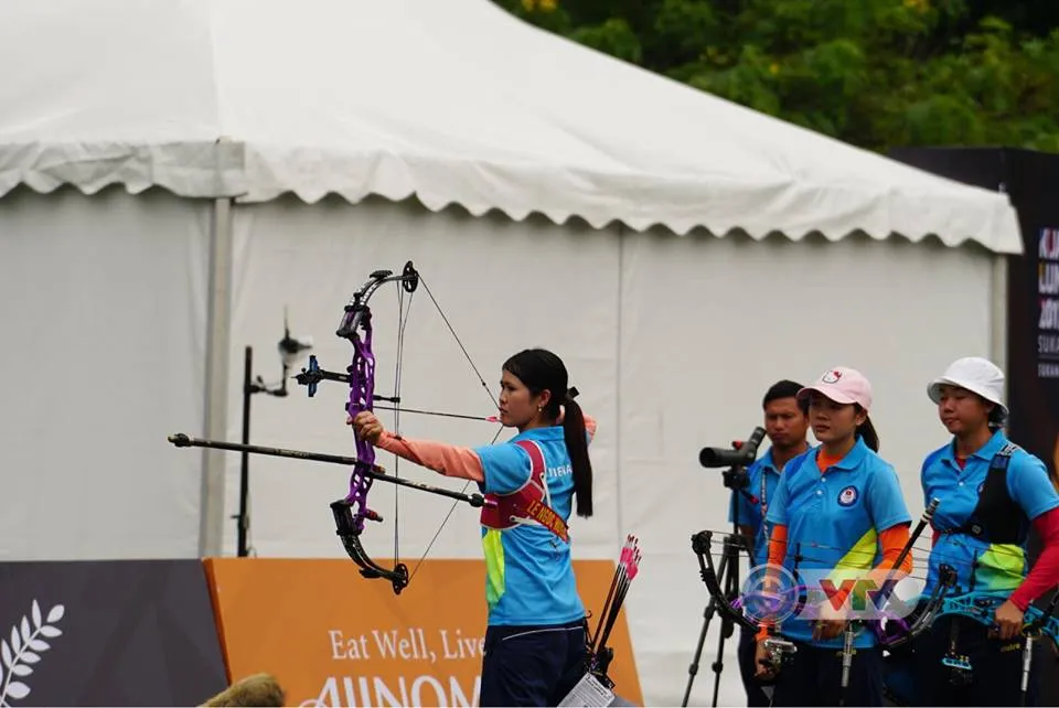 SEA Games 29: Bắn cung Việt Nam để vuột HCV đáng tiếc - Ảnh 2. SEA Games 29: Bắn cung Việt Nam để vuột HCV đáng tiếc - Ảnh 2.