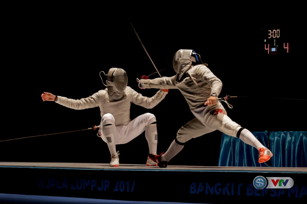 SEA Games 29: Thắng áp đảo đối thủ Thái Lan, Vũ Thành An giành HCV kiếm chém nam - Ảnh 8. SEA Games 29: Thắng áp đảo đối thủ Thái Lan, Vũ Thành An giành HCV kiếm chém nam - Ảnh 8.