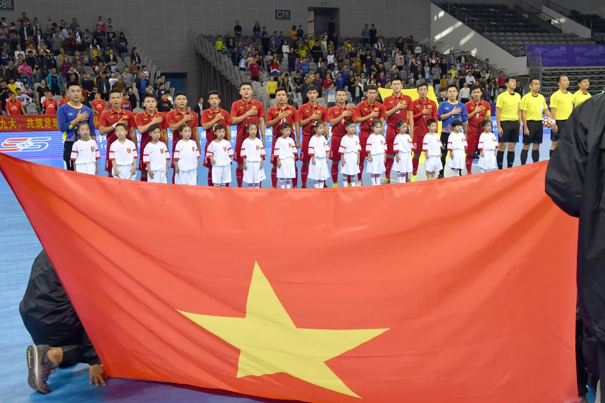 ĐT futsal Việt Nam giành chiến thắng nghẹt thở trước ĐT futsal Trung Quốc - Ảnh 1. ĐT futsal Việt Nam giành chiến thắng nghẹt thở trước ĐT futsal Trung Quốc - Ảnh 1.