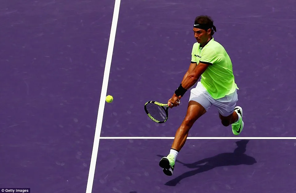 Ảnh: Roger Federer đánh bại Nadal để giành ngôi vô địch Miami mở rộng 2017 - Ảnh 8. Ảnh: Roger Federer đánh bại Nadal để giành ngôi vô địch Miami mở rộng 2017 - Ảnh 8.