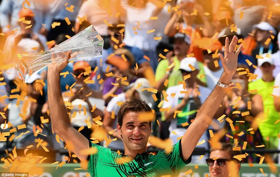 Ảnh: Roger Federer đánh bại Nadal để giành ngôi vô địch Miami mở rộng 2017 - Ảnh 13. Ảnh: Roger Federer đánh bại Nadal để giành ngôi vô địch Miami mở rộng 2017 - Ảnh 13.