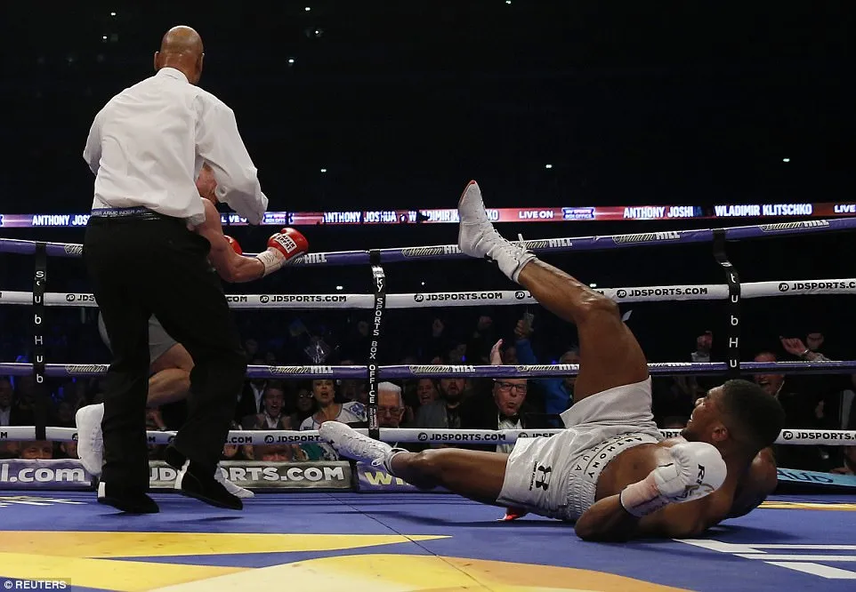 Anthony Joshua thắng knock-out Wladimir Klitschko - Ảnh 1.