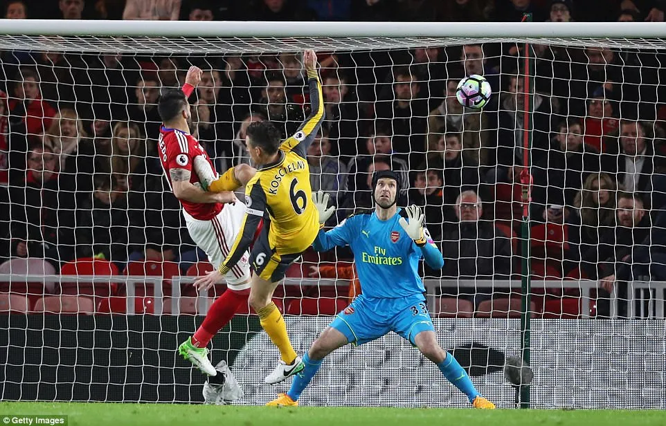 Vòng 33 Ngoại Hạng Anh: Middlesbrough 1-2 Arsenal: 3 điểm nhọc nhằn - Ảnh 2. Vòng 33 Ngoại Hạng Anh: Middlesbrough 1-2 Arsenal: 3 điểm nhọc nhằn - Ảnh 2.
