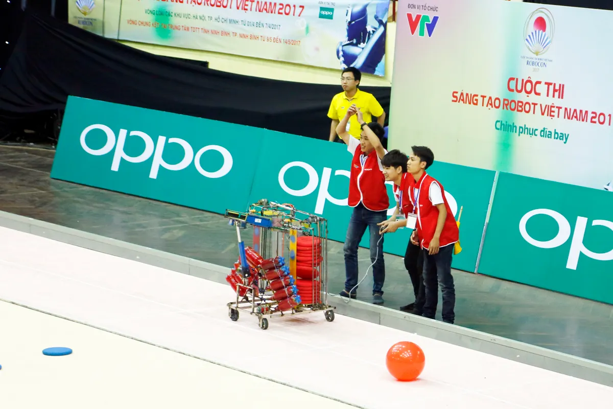 Robocon Việt Nam 2017: Kỷ lục mới về thời gian giành APPARE được xác lập - Ảnh 11.