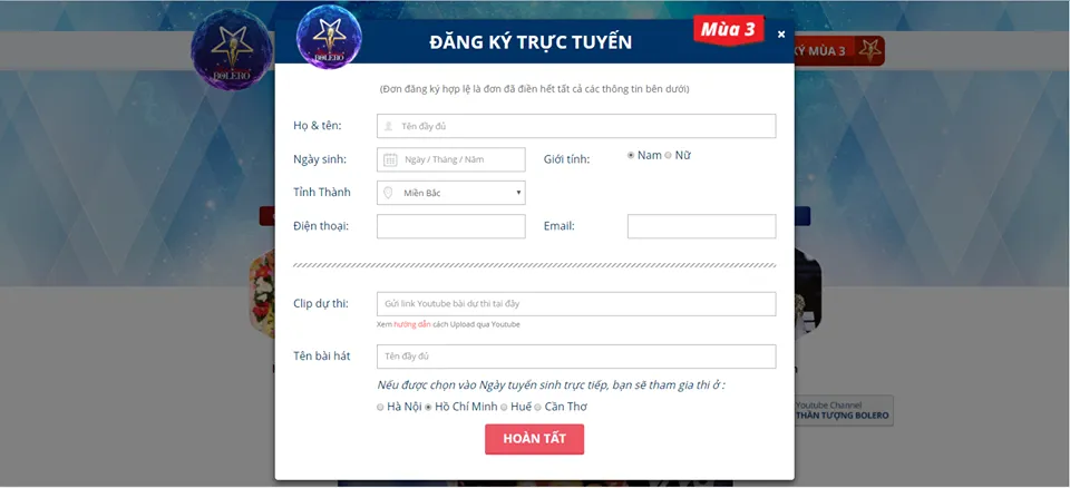 Hỏi và đáp VTV News: Cách thức đăng ký vòng Sơ tuyển online Thần tượng Bolero mùa 3 - Ảnh 2.