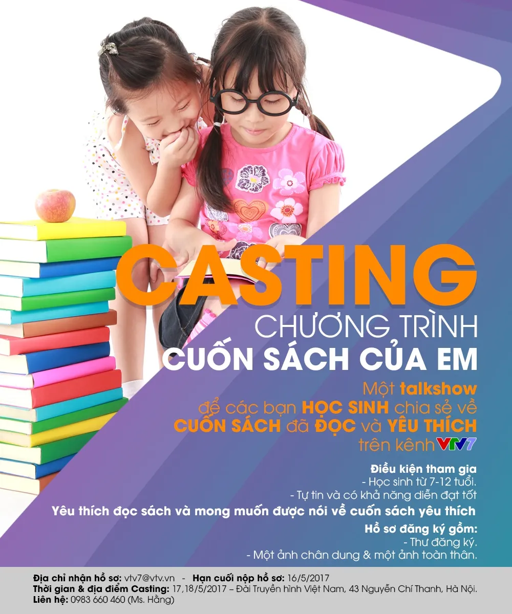 VTV7 casting mọt sách cho chương trình mới - Ảnh 1.