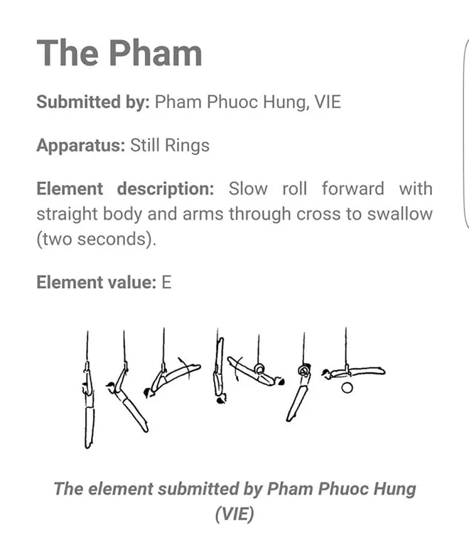 Phạm Phước Hưng khai sinh thêm động tác thể dục thế giới - Ảnh 1. Phạm Phước Hưng khai sinh thêm động tác thể dục thế giới - Ảnh 1.