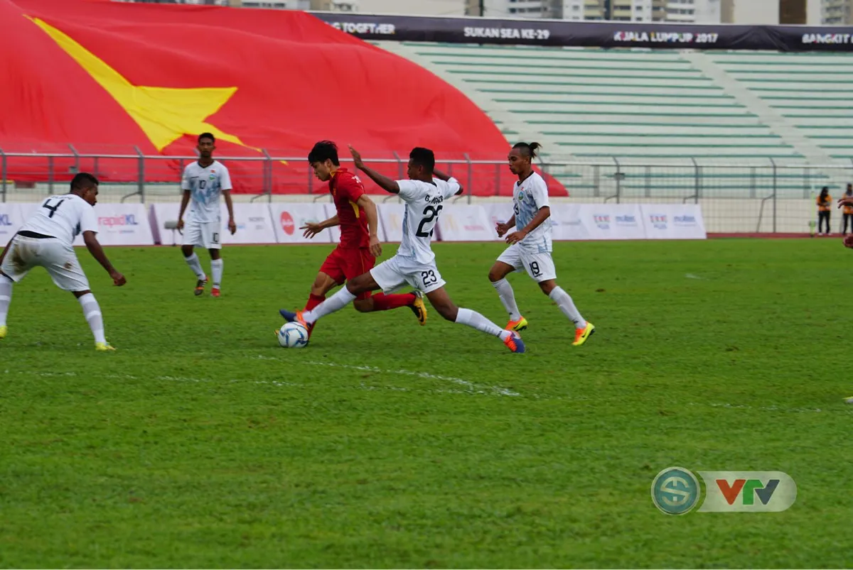 Hình ảnh đẹp trận U22 Việt Nam 4-0 U22 Timor Leste - Ảnh 11. Hình ảnh đẹp trận U22 Việt Nam 4-0 U22 Timor Leste - Ảnh 11.