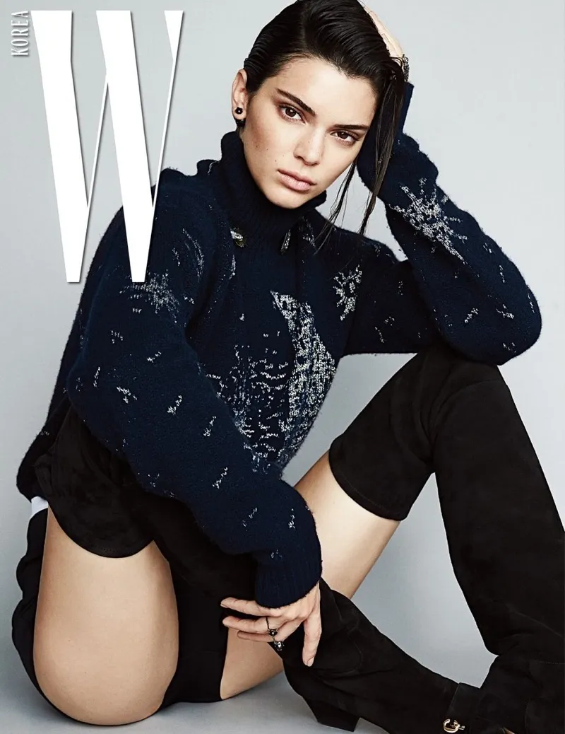 Kendall Jenner khoe vẻ lạnh lùng - Ảnh 1.