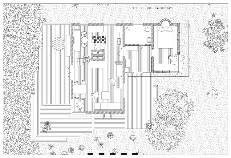 Ngôi nhà độc đáo ở Thụy Điển với khoảng giếng trời lạ mắt - Ảnh 11.