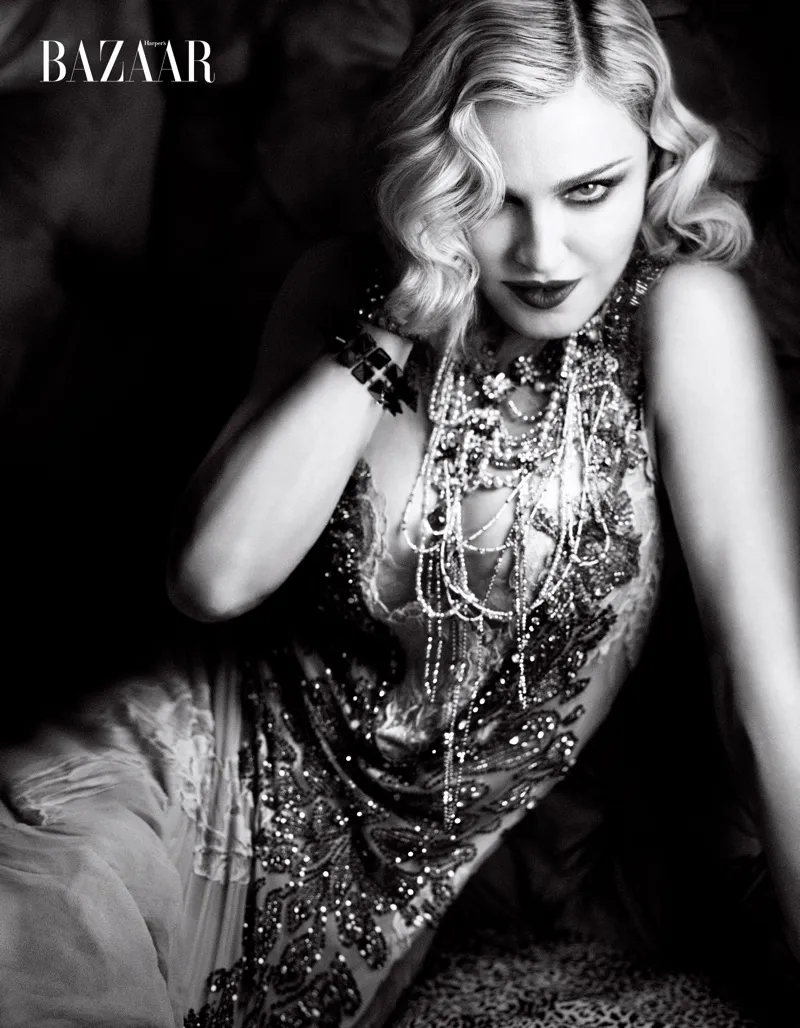 Madonna dữ dội trên Harpers Bazaar - Ảnh 3.