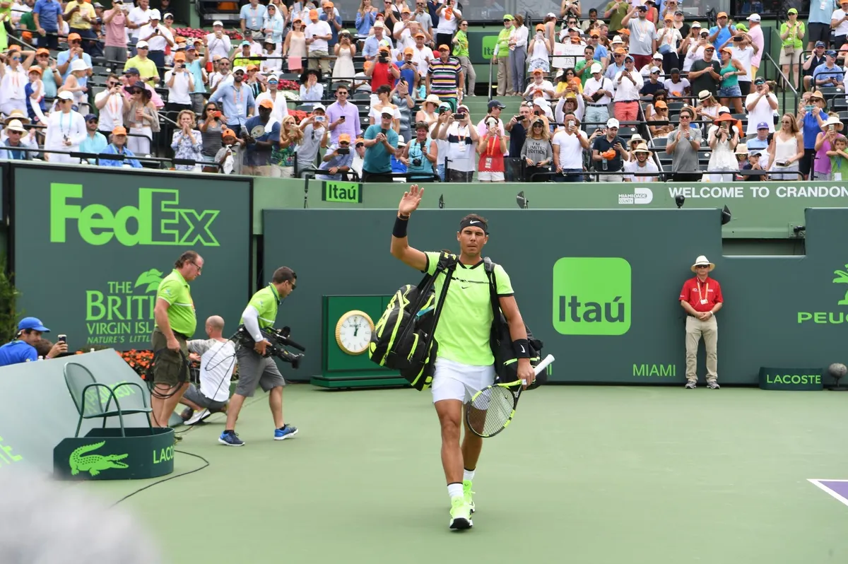 Ảnh: Roger Federer đánh bại Nadal để giành ngôi vô địch Miami mở rộng 2017 - Ảnh 1. Ảnh: Roger Federer đánh bại Nadal để giành ngôi vô địch Miami mở rộng 2017 - Ảnh 1.