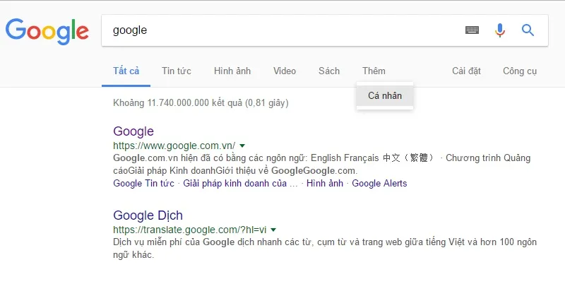 Google bổ sung tính năng Personal hỗ trợ tìm kiếm thông tin cá nhân - Ảnh 1.