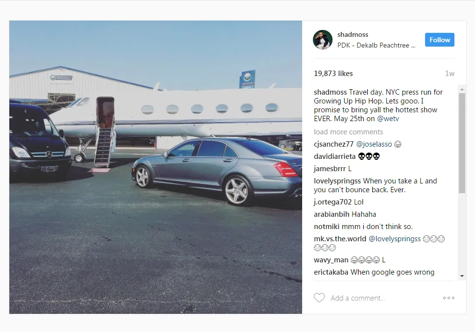 Khoe ảnh phi cơ sống ảo, rapper n&agrave;y bẽ b&agrave;ng khi bị b&oacute;c mẽ - Ảnh 1.