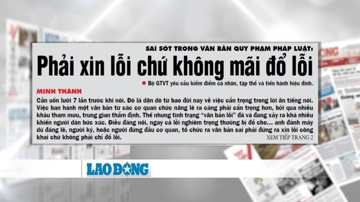 “Lỗi đánh máy” - Cụm từ mới để giải thích cho mọi sai sót văn bản? - Ảnh 1.