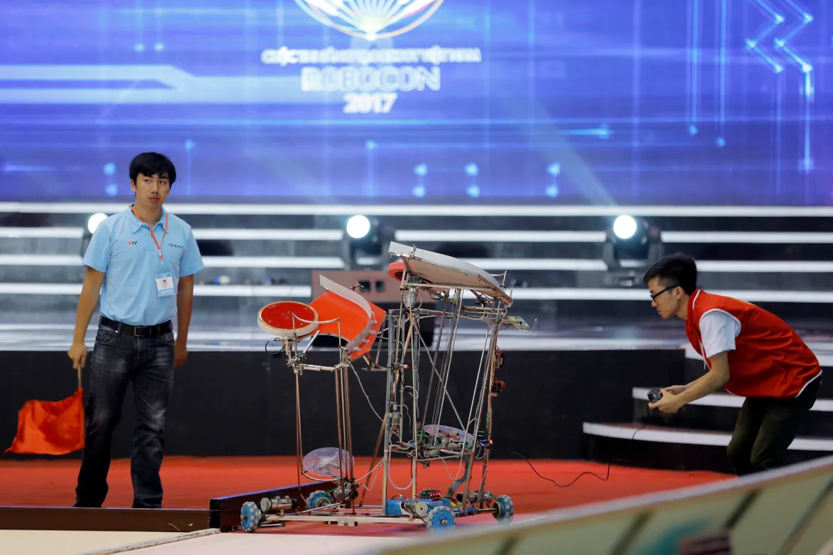 VCK Robocon Việt Nam 2017: Nhìn lại những hình ảnh tại hai bảng đấu tử thần - Ảnh 21.