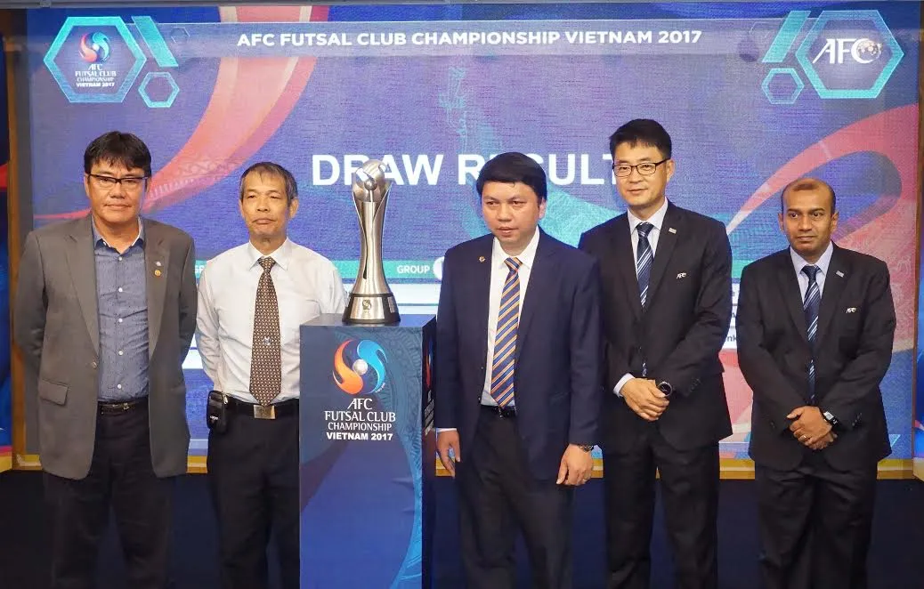 Bốc thăm giải Futsal châu Á 2017: CLB Thái Sơn Nam dễ thở - Ảnh 1. Bốc thăm giải Futsal châu Á 2017: CLB Thái Sơn Nam dễ thở - Ảnh 1.