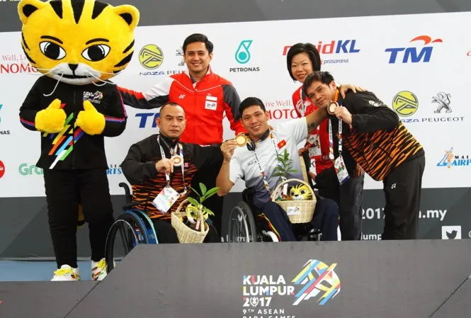 Ngày thi đấu thứ 5 ASEAN Para Games 9: Đoàn Việt Nam giành thêm 7 HCV - Ảnh 1. Ngày thi đấu thứ 5 ASEAN Para Games 9: Đoàn Việt Nam giành thêm 7 HCV - Ảnh 1.