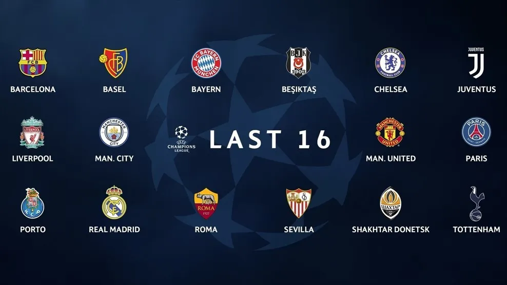 Xác định 16 đội góp mặt vòng 1/8 Champions League: Bóng đá Anh làm nên lịch sử - Ảnh 1.