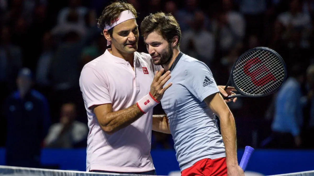 Vượt qua Gilles Simon, Roger Federer lần thứ 12 vào bán kết Basel mở rộng 2018 - Ảnh 2.