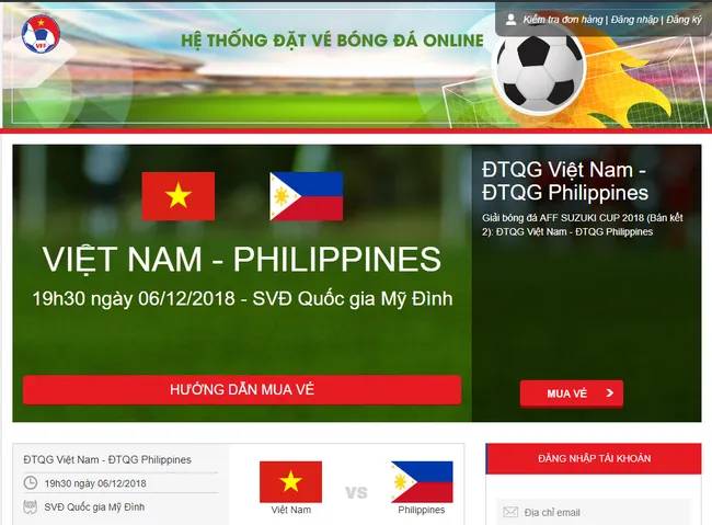 Tổng Thư ký VFF: Đến 6h sáng nay 29/11, đã bán hết vé trận Việt Nam – Philippines - Ảnh 2. Tổng Thư ký VFF: Đến 6h sáng nay 29/11, đã bán hết vé trận Việt Nam – Philippines - Ảnh 2.