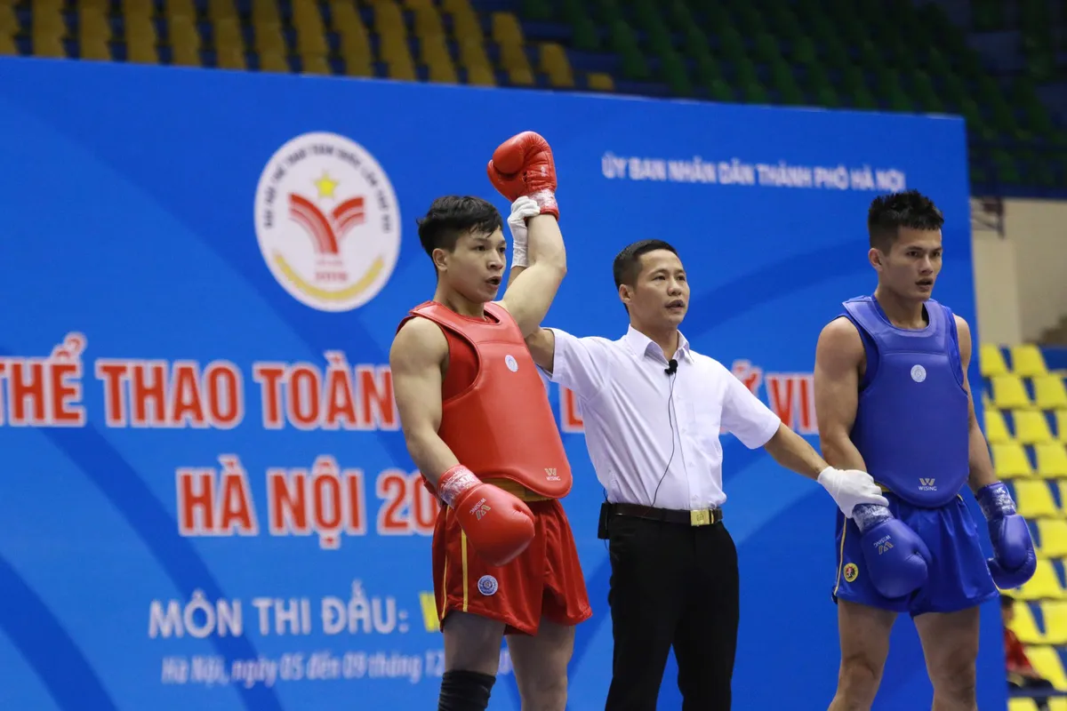 Môn Wushu Đại hội TTTQ 2018: Hà Nội bảo vệ thành công ngôi nhất toàn đoàn với 21 HCV - Ảnh 1. Môn Wushu Đại hội TTTQ 2018: Hà Nội bảo vệ thành công ngôi nhất toàn đoàn với 21 HCV - Ảnh 1.