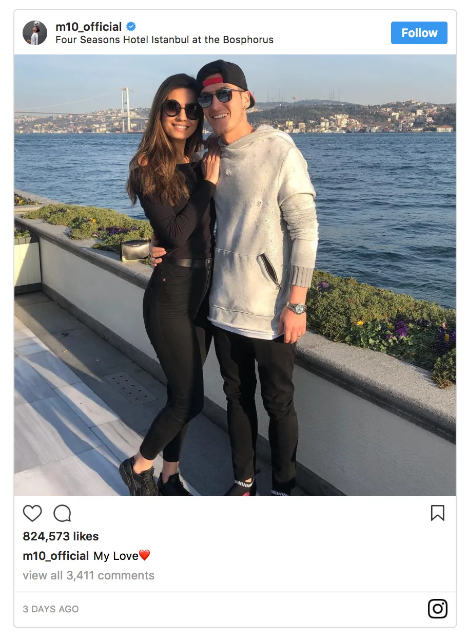 Ozil bị bóc phốt nói dối HLV Wenger để... đưa vợ đi chơi - Ảnh 1. Ozil bị bóc phốt nói dối HLV Wenger để... đưa vợ đi chơi - Ảnh 1.