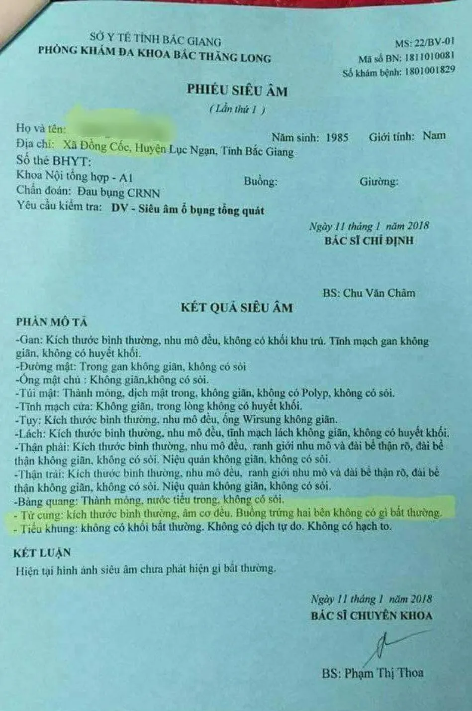 Hi hữu người đ&agrave;n &ocirc;ng si&ecirc;u &acirc;m ổ bụng c&oacute;&hellip; tử cung v&agrave; buồng trứng - Ảnh 1.