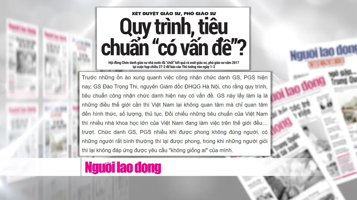 Rà soát việc phong GS, PGS: Không để “chuyện đã rồi” - Ảnh 4.