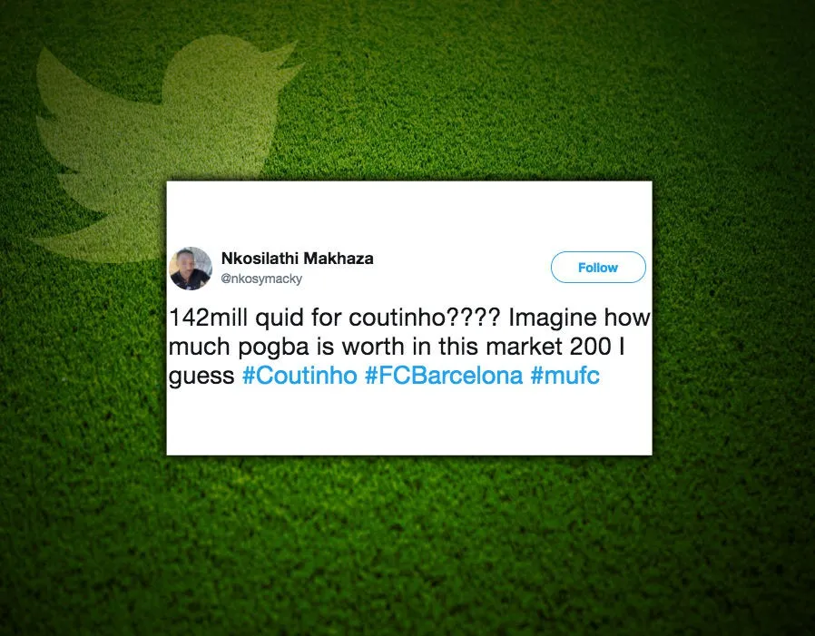 Cổ động viên Man Utd chế giễu Barcelona chiêu mộ Coutinho - Ảnh 2. Cổ động viên Man Utd chế giễu Barcelona chiêu mộ Coutinho - Ảnh 2.