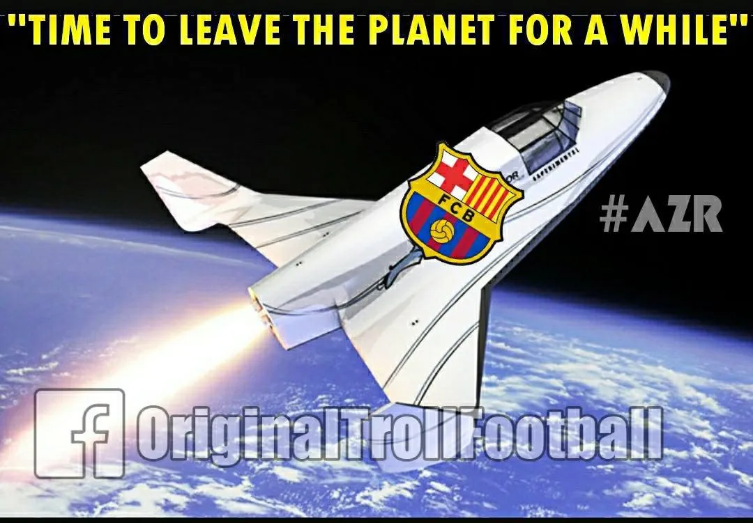 Ảnh chế Barcelona bị loại ở tứ kết: Messi đầu hàng trước Roma, Pique vỡ mộng - Ảnh 11.