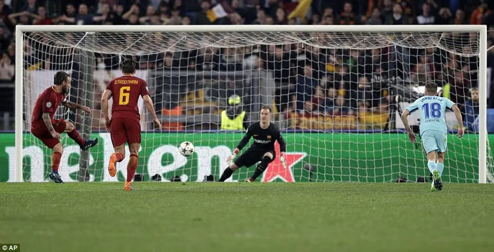 ẢNH: AS Roma ngược dòng không tưởng, loại Barcelona khỏi Champions League - Ảnh 7. ẢNH: AS Roma ngược dòng không tưởng, loại Barcelona khỏi Champions League - Ảnh 7.
