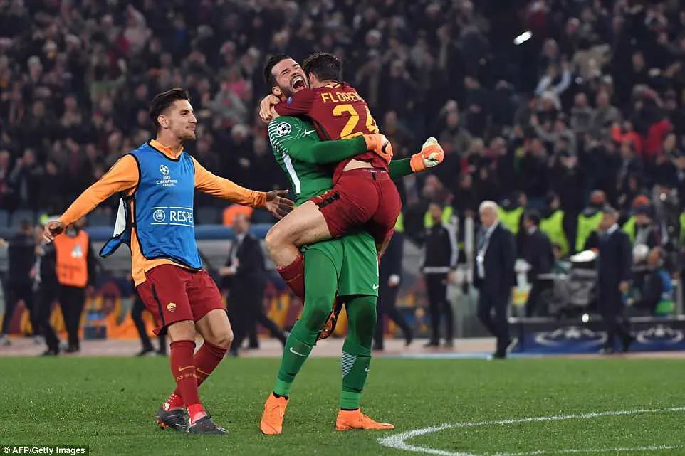 Kết quả Champions League sáng 11/4: Barcelona bị AS Roma loại sốc, Man City dừng bước trước Liverpool - Ảnh 1. Kết quả Champions League sáng 11/4: Barcelona bị AS Roma loại sốc, Man City dừng bước trước Liverpool - Ảnh 1.